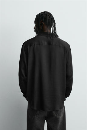 FLOWING POLO SHIRT WITH DRAWSTRING - Image 3