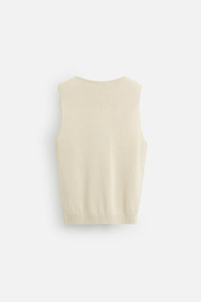 RELAXED FIT KNIT TANK TOP - Image 8