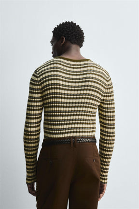 STRIPED JACQUARD JUMPER - Image 3