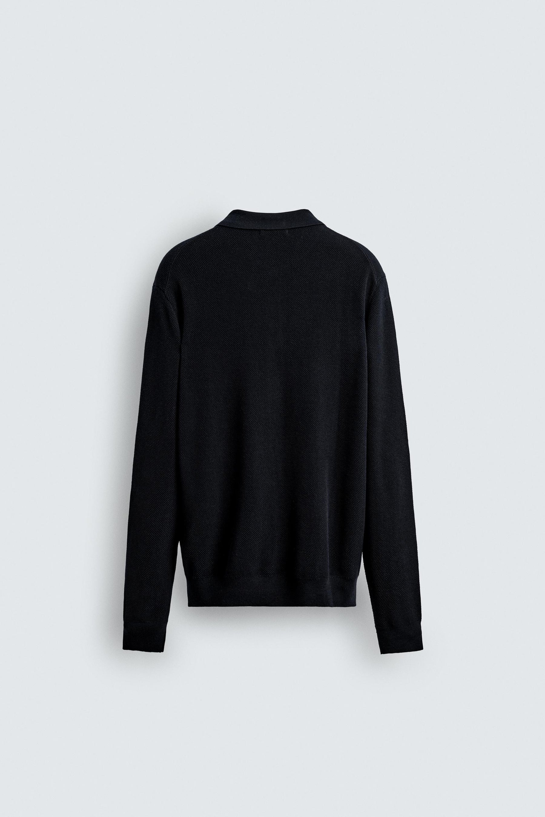 COTTON/LYOCELL KNIT POLO SHIRT - Image 7