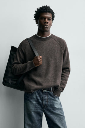 STRUCTURED WOOL JUMPER - Image 5