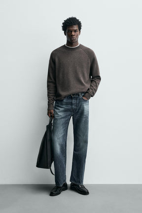 STRUCTURED WOOL JUMPER - Image 1