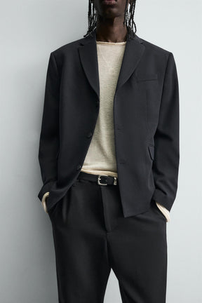 WOOL BLEND SUIT BLAZER - Image 6