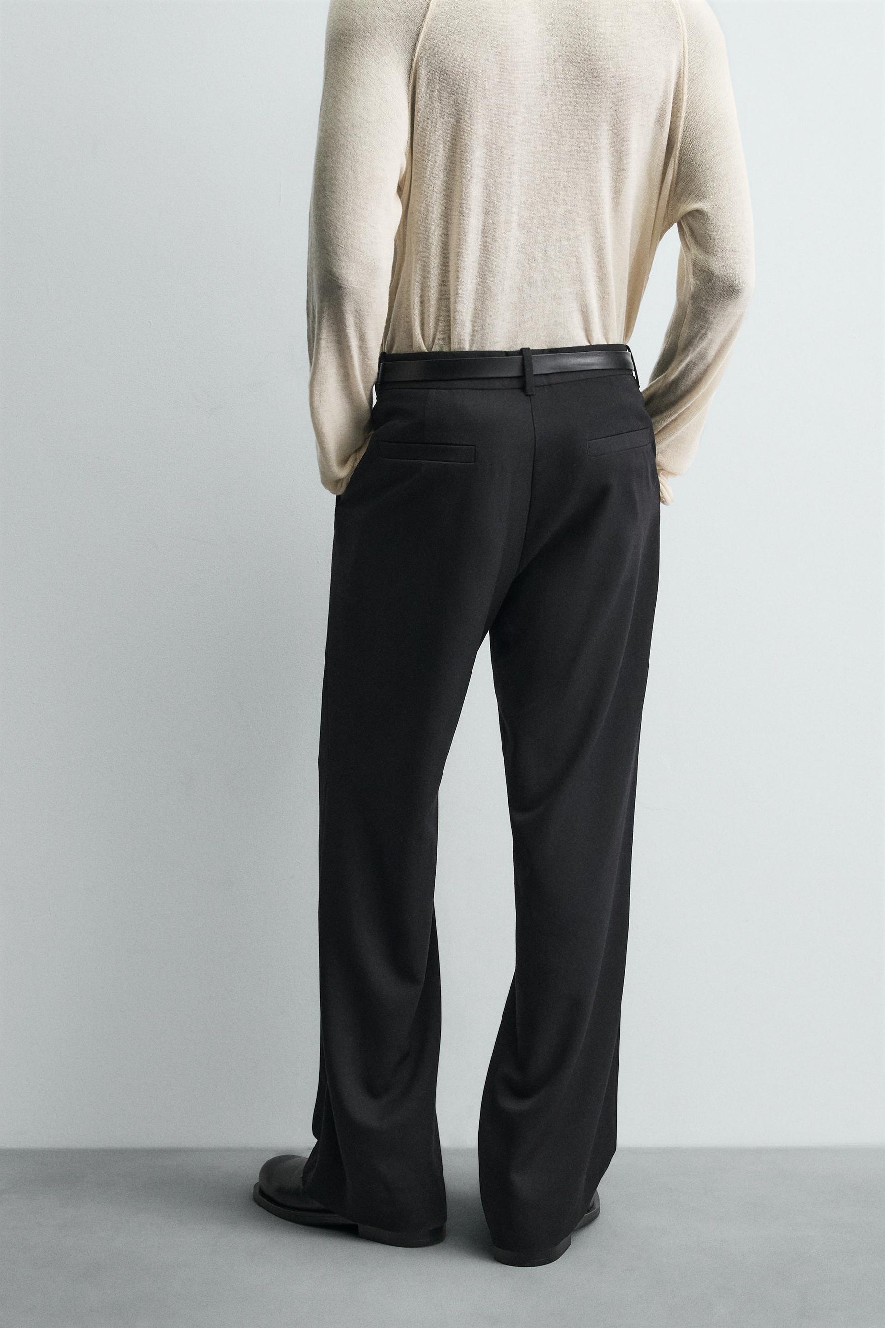 WOOL BLEND SUIT TROUSERS - Image 3