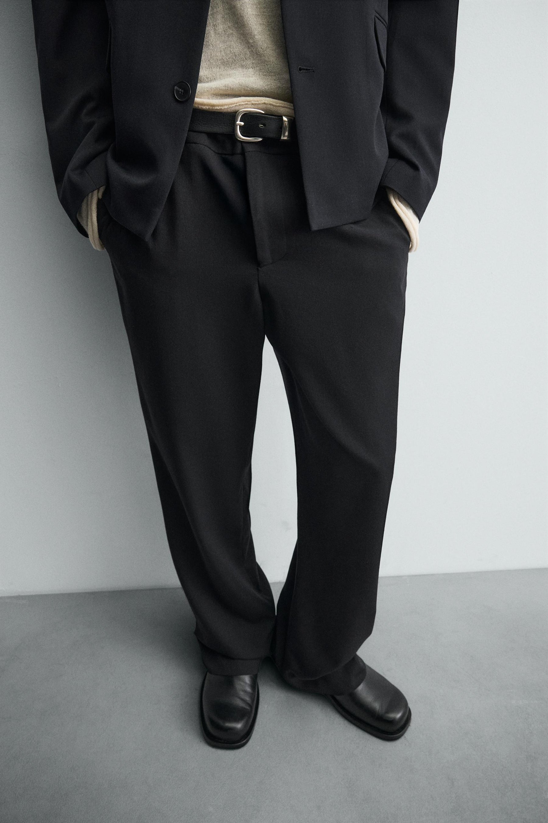 WOOL BLEND SUIT TROUSERS - Image 5