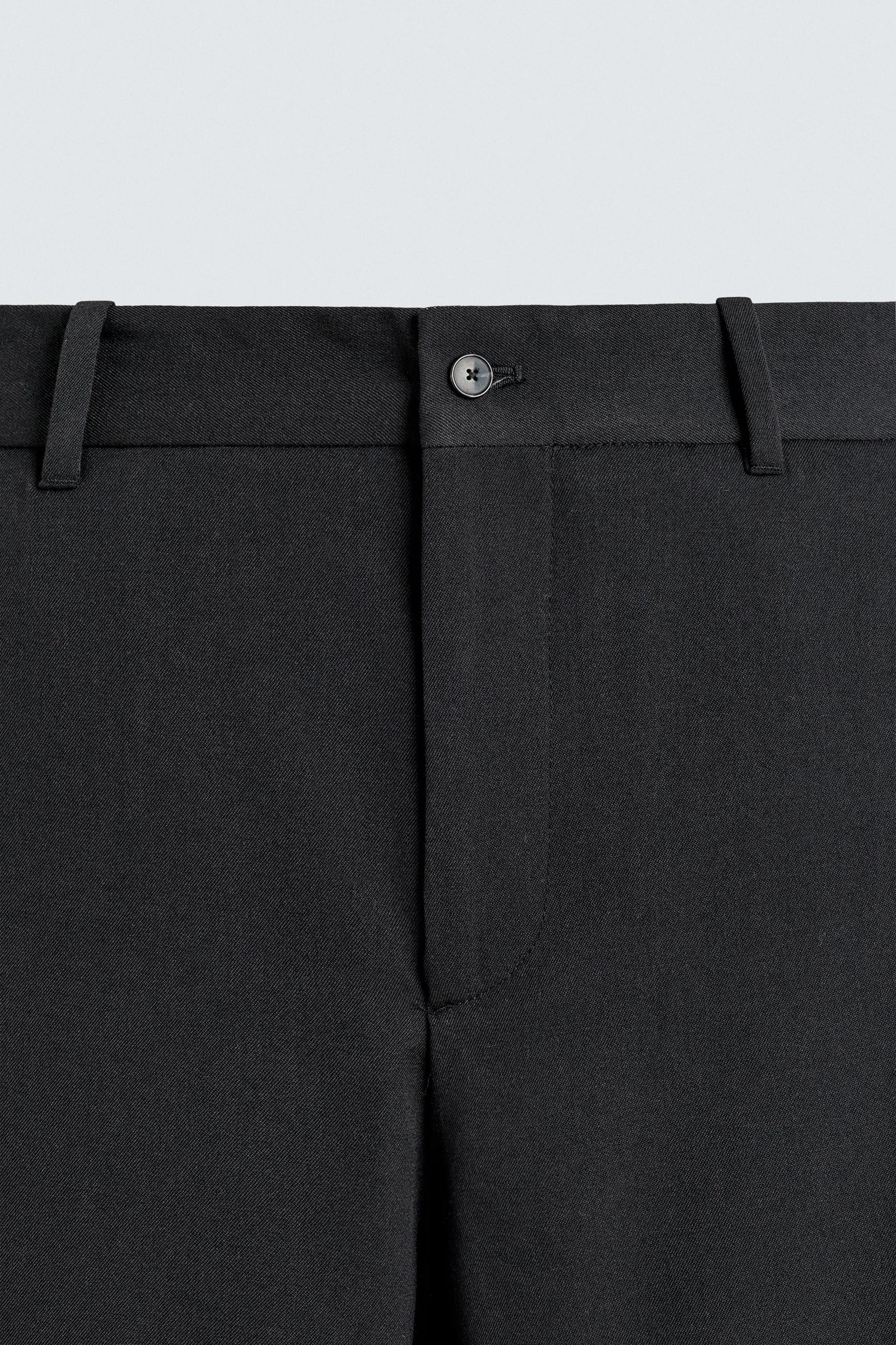 WOOL BLEND SUIT TROUSERS - Image 9