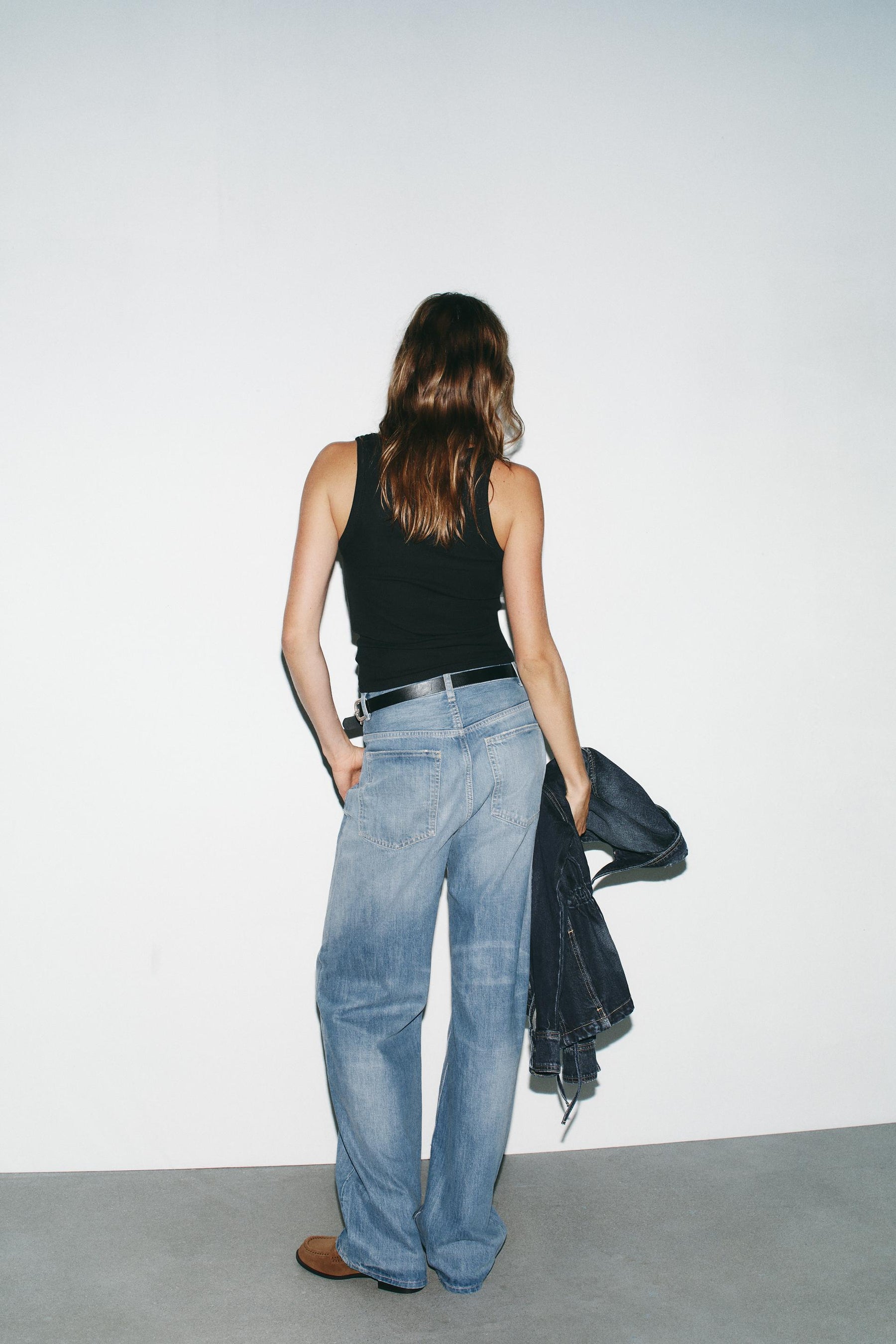 Straight Wide High-Waist Jeans