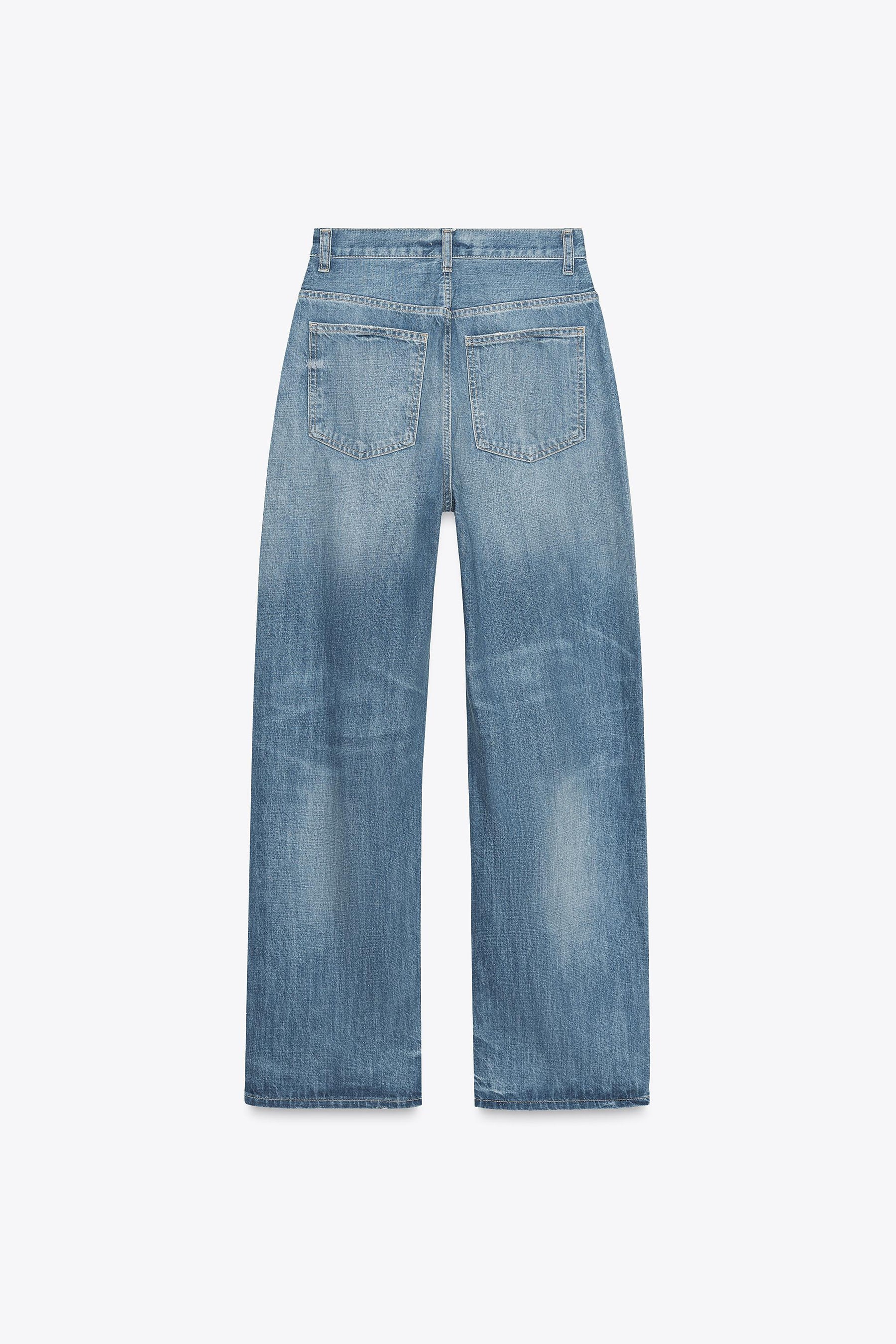 Straight Wide High-Waist Jeans
