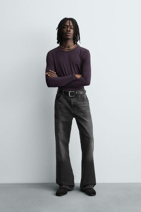 FLARE FIT JEANS - Image 1