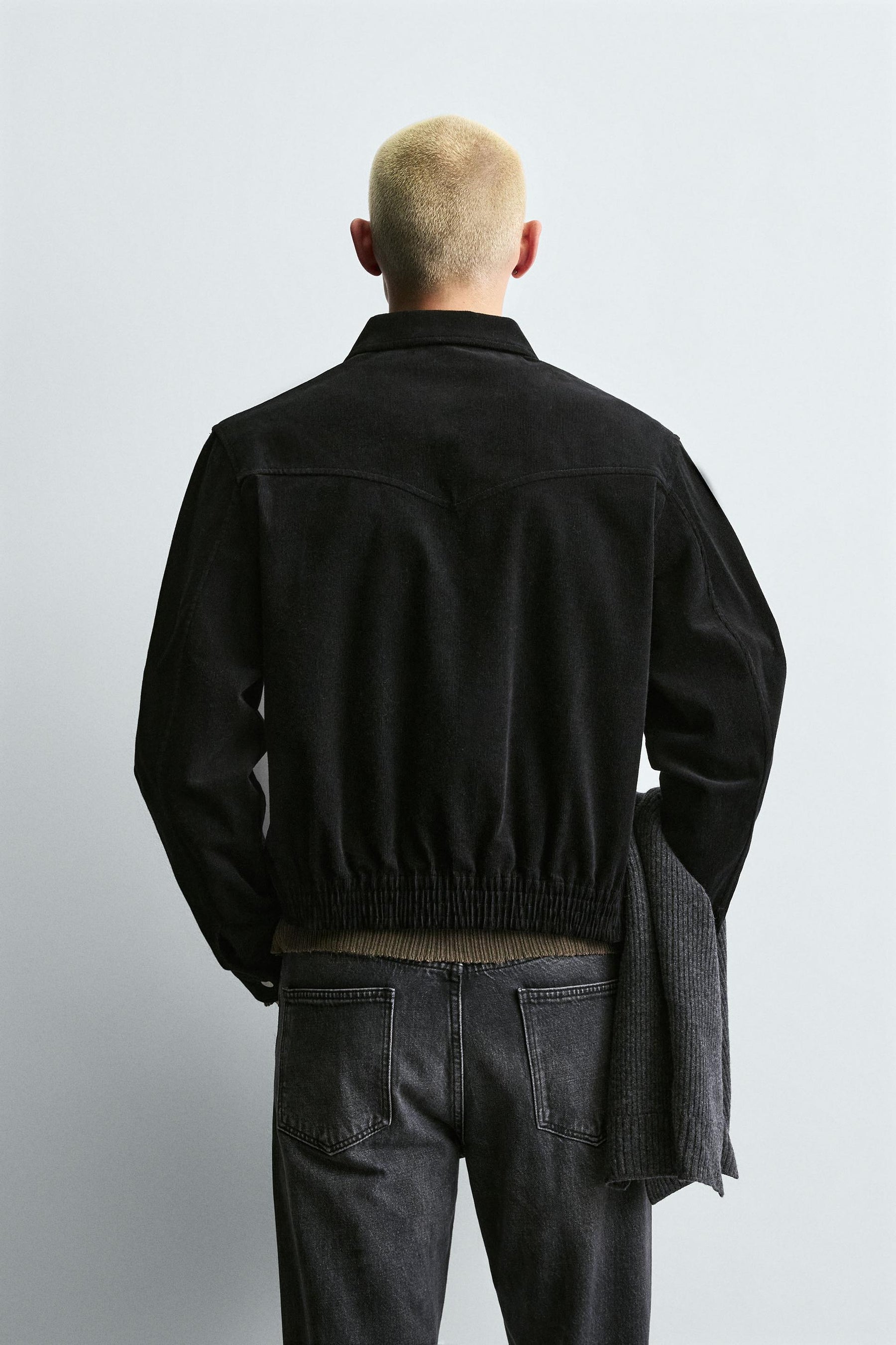 BOXY FIT CORDUROY OVERSHIRT - Image 3