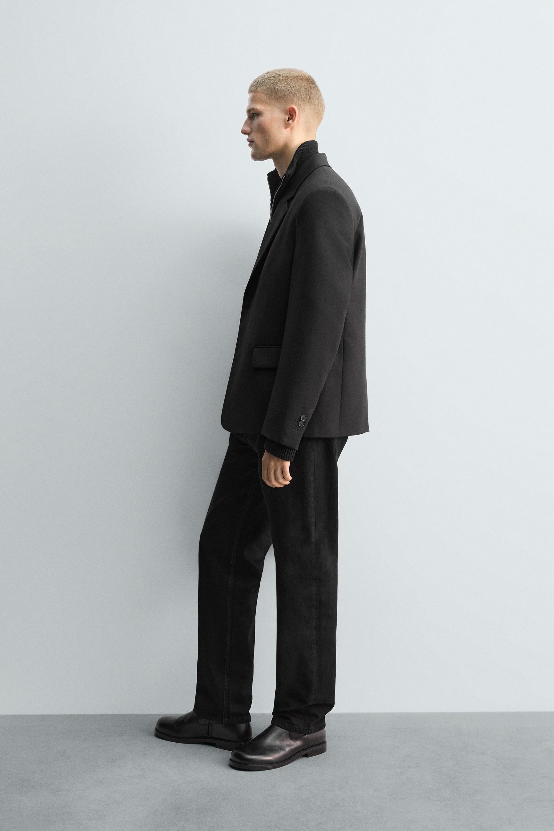 LIMITED EDITION WOOL AND VISCOSE SUIT BLAZER - Image 4