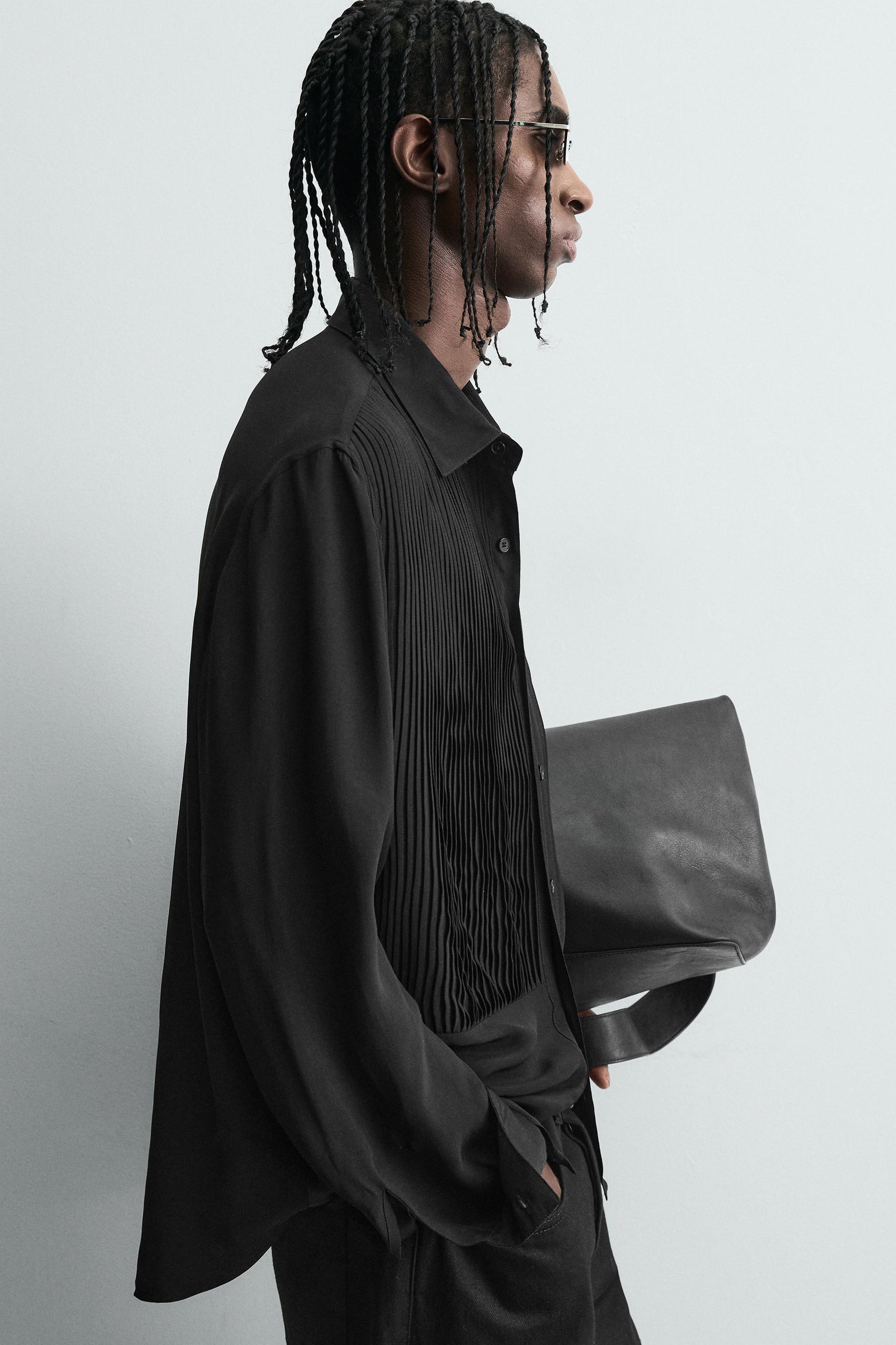 FLOWING SHIRT WITH PINTUCKS - Image 6