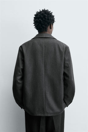 WOOL OVERSHIRT WITH POCKETS - Image 3