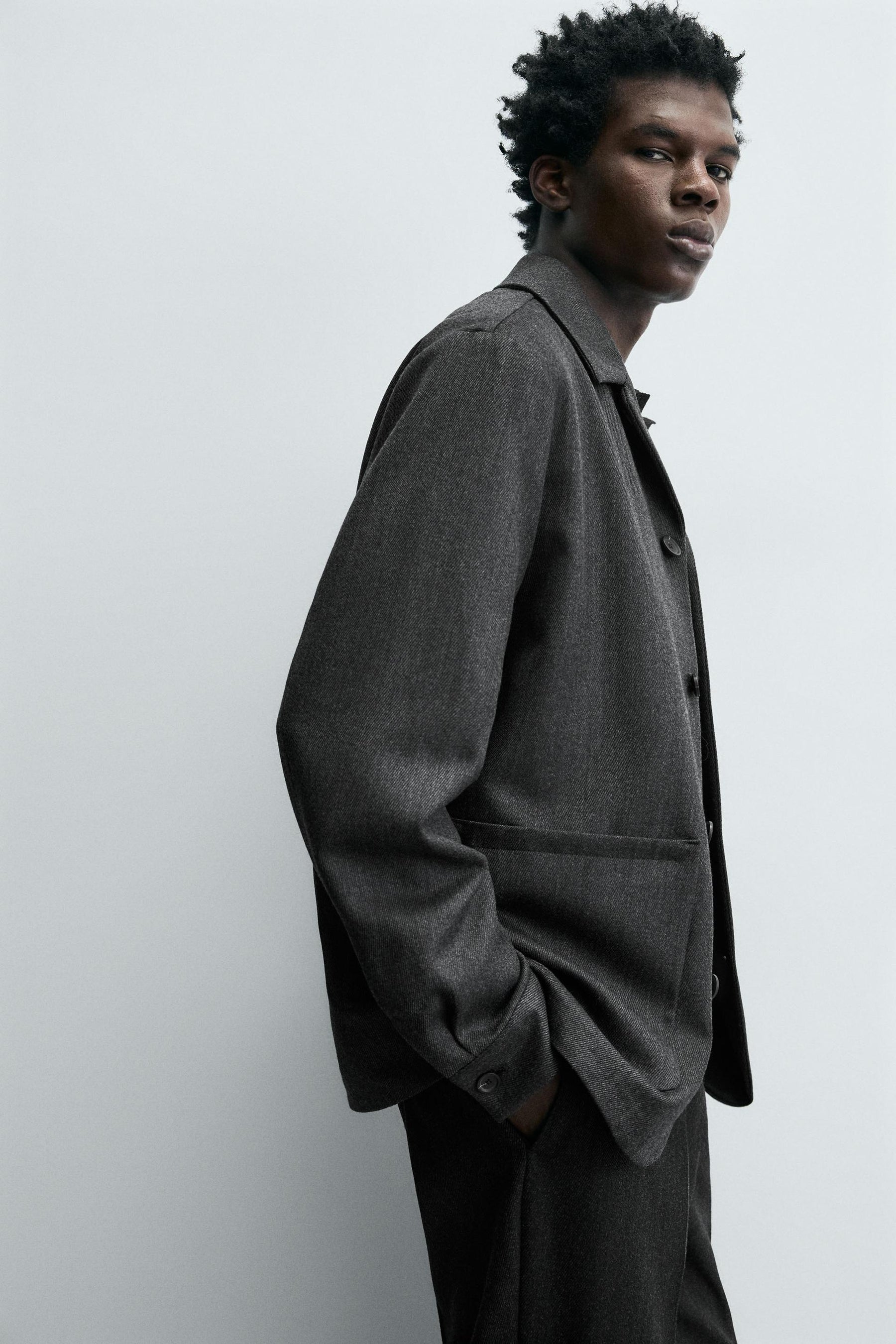 WOOL OVERSHIRT WITH POCKETS - Image 7