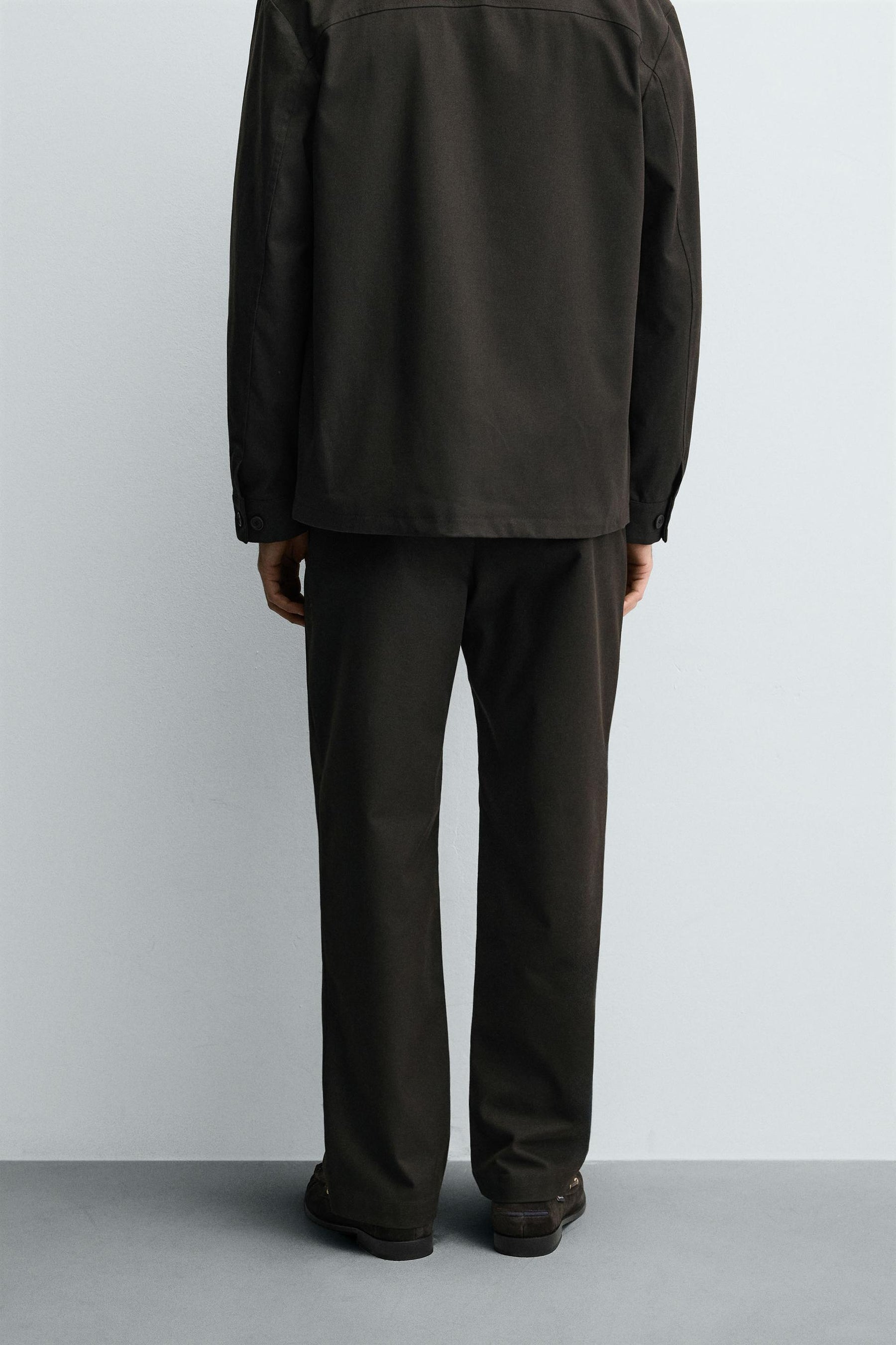 PLEATED TWILL TROUSERS - Image 3