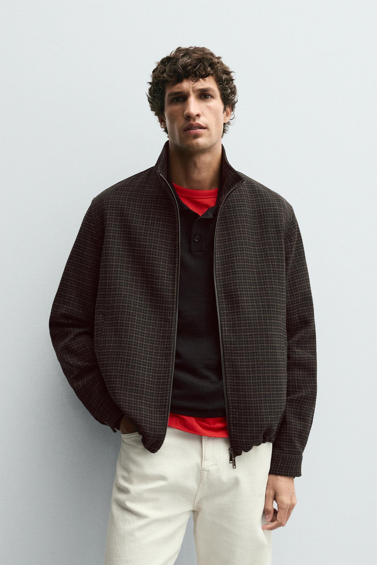 CHECK STRUCTURE JACKET - Image 2