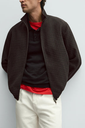 CHECK STRUCTURE JACKET - Image 5