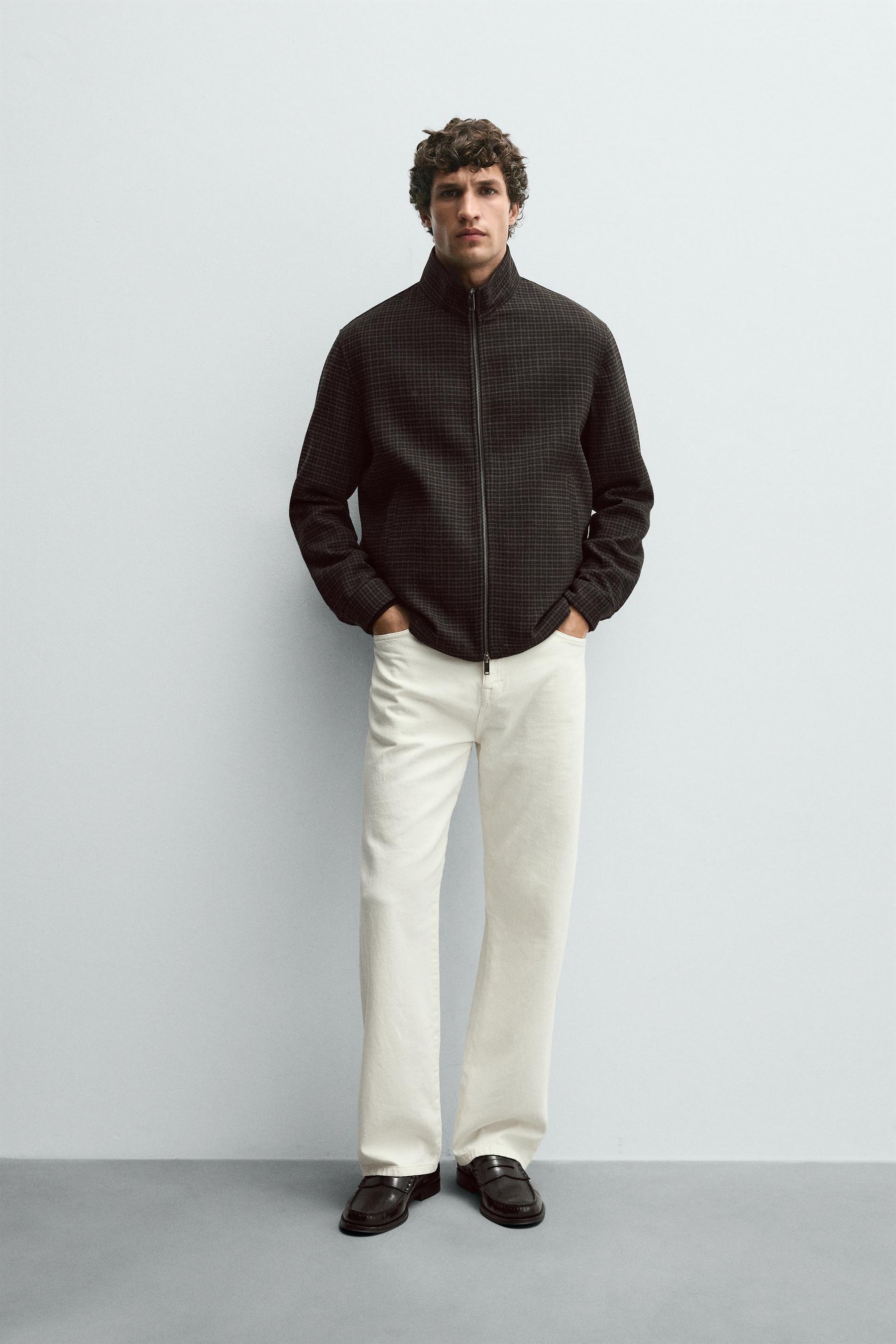 CHECK STRUCTURE JACKET - Image 1