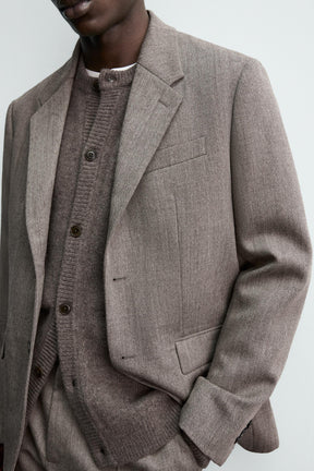 WOOL SUIT BLAZER - Image 5