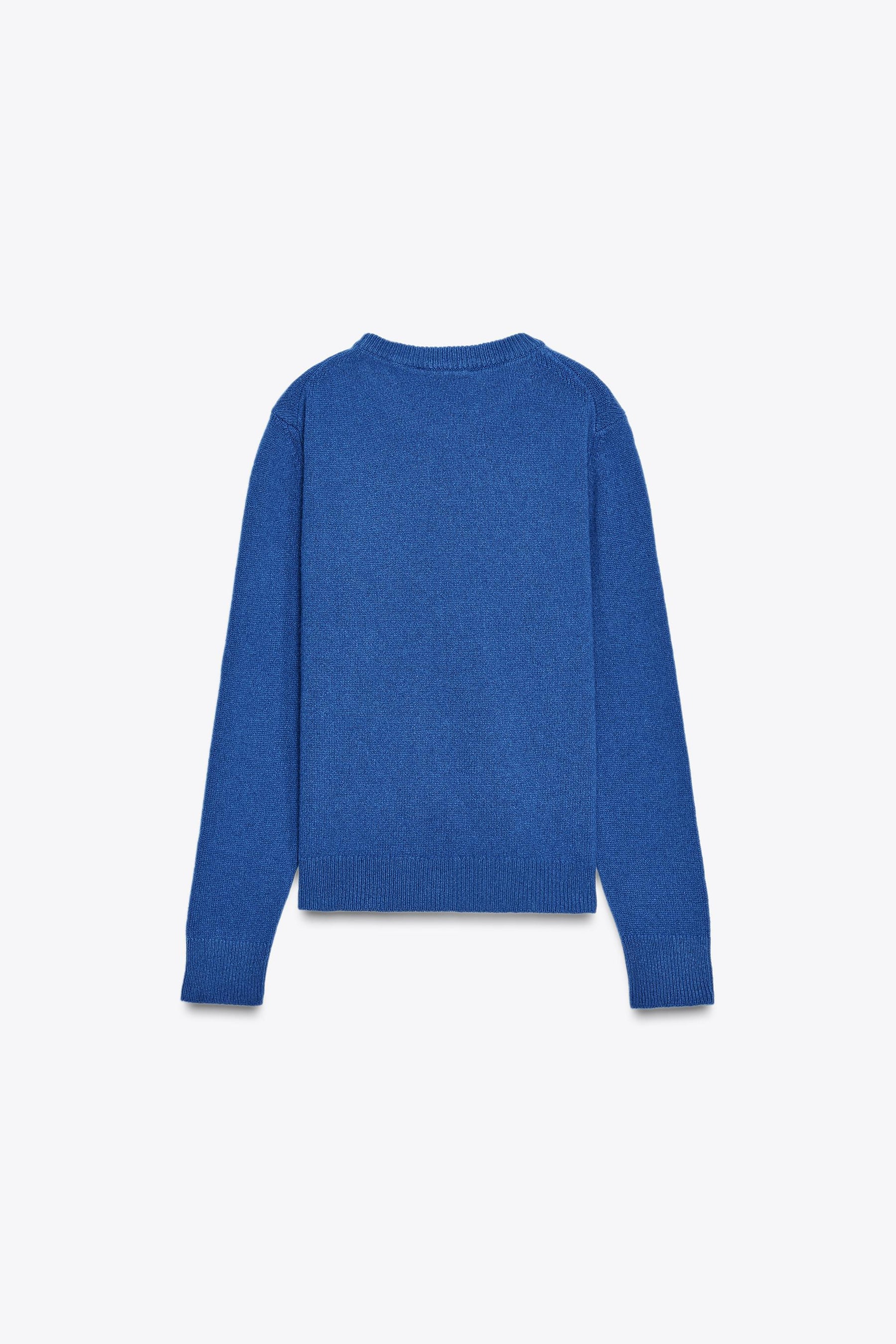Cashmere wool long jumper
