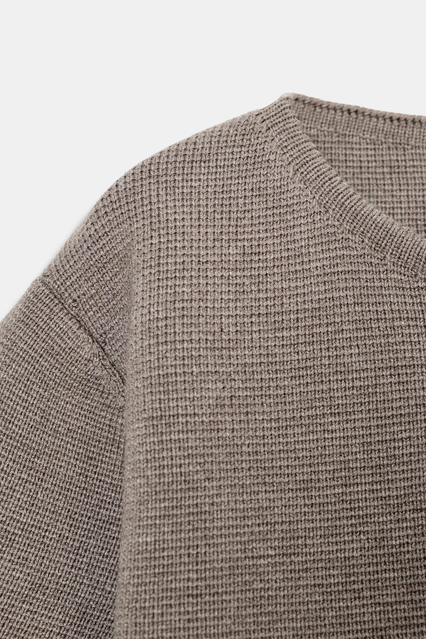 COVERED BUTTON KNIT CARDIGAN - Image 7