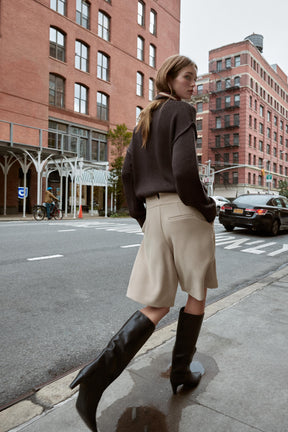 KNIT JUMPER WITH EXPOSED SEAMS - Image 5