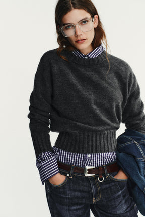 Ribbed Knit Sweater
