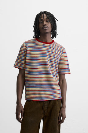 STRIPED KNIT T-SHIRT - Image 2