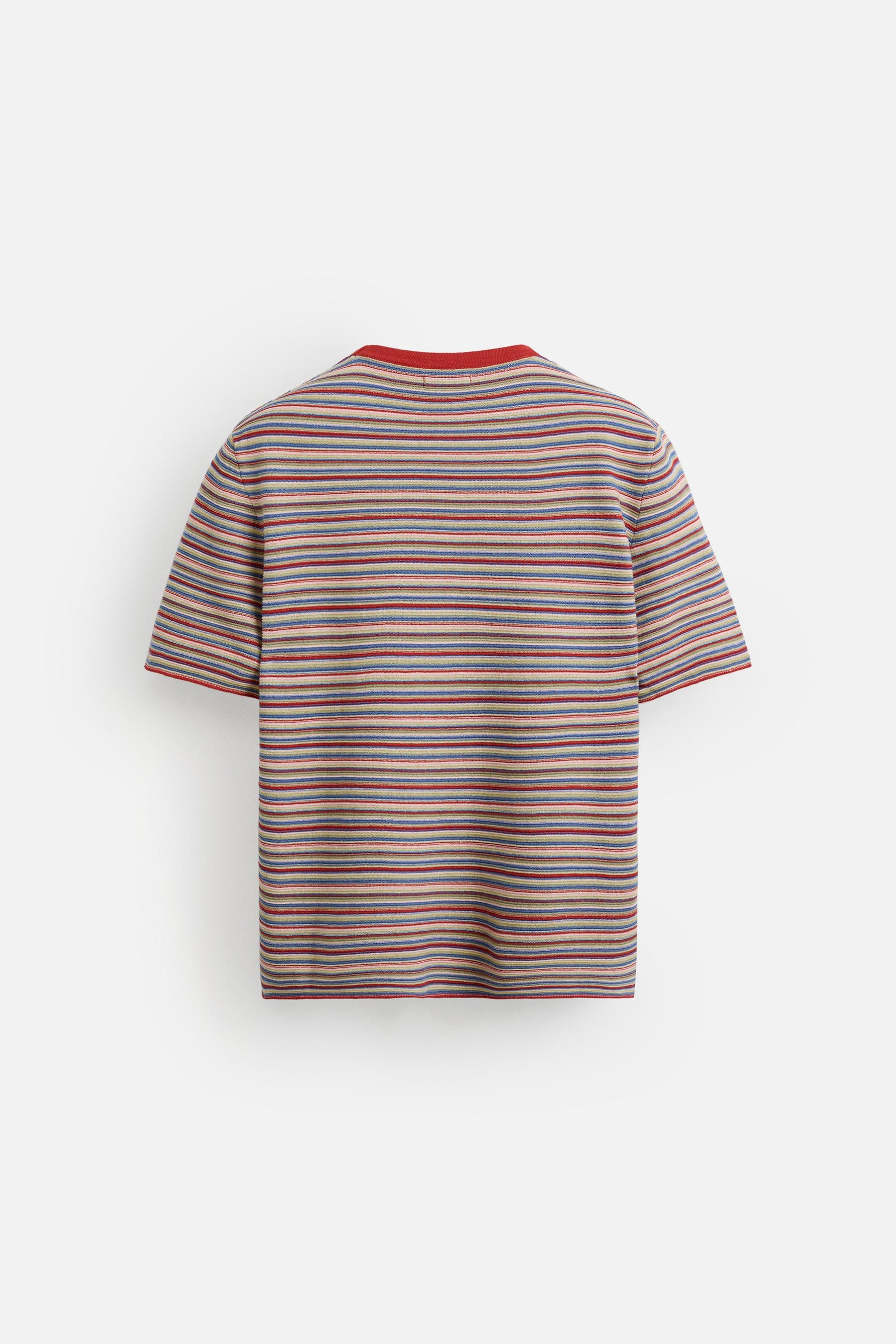 STRIPED KNIT T-SHIRT - Image 7