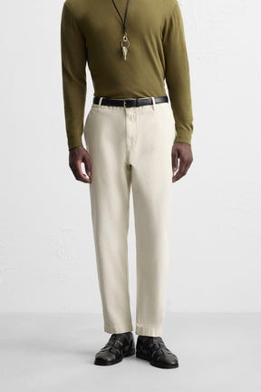TWILL CHINO TROUSERS - Image 2