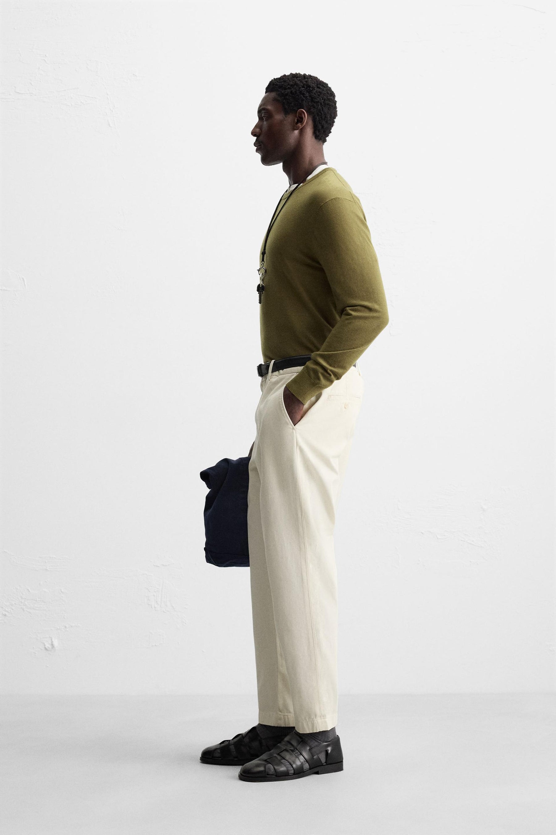TWILL CHINO TROUSERS - Image 4