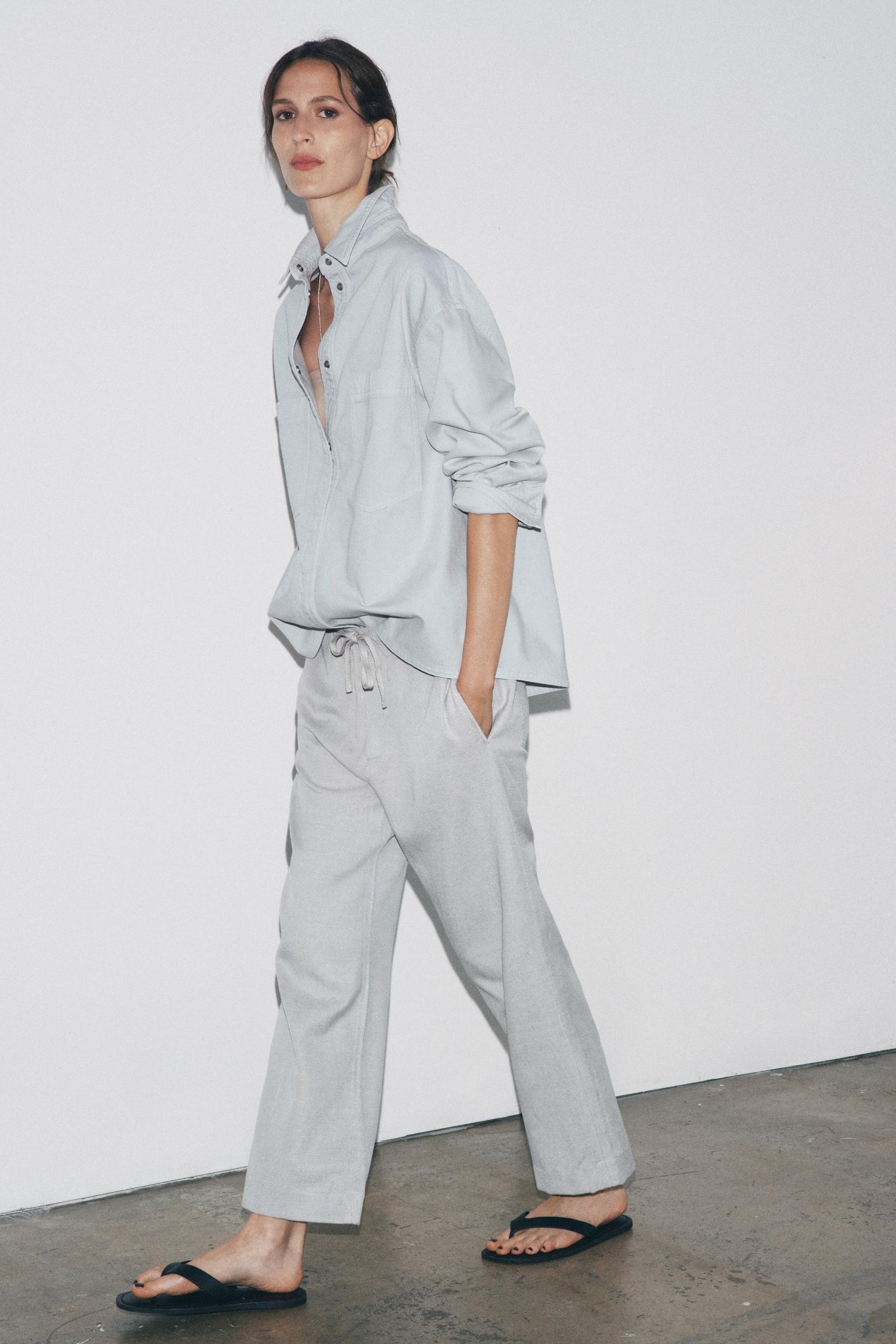 ZW COLLECTION POCKET OVERSHIRT - Image 4