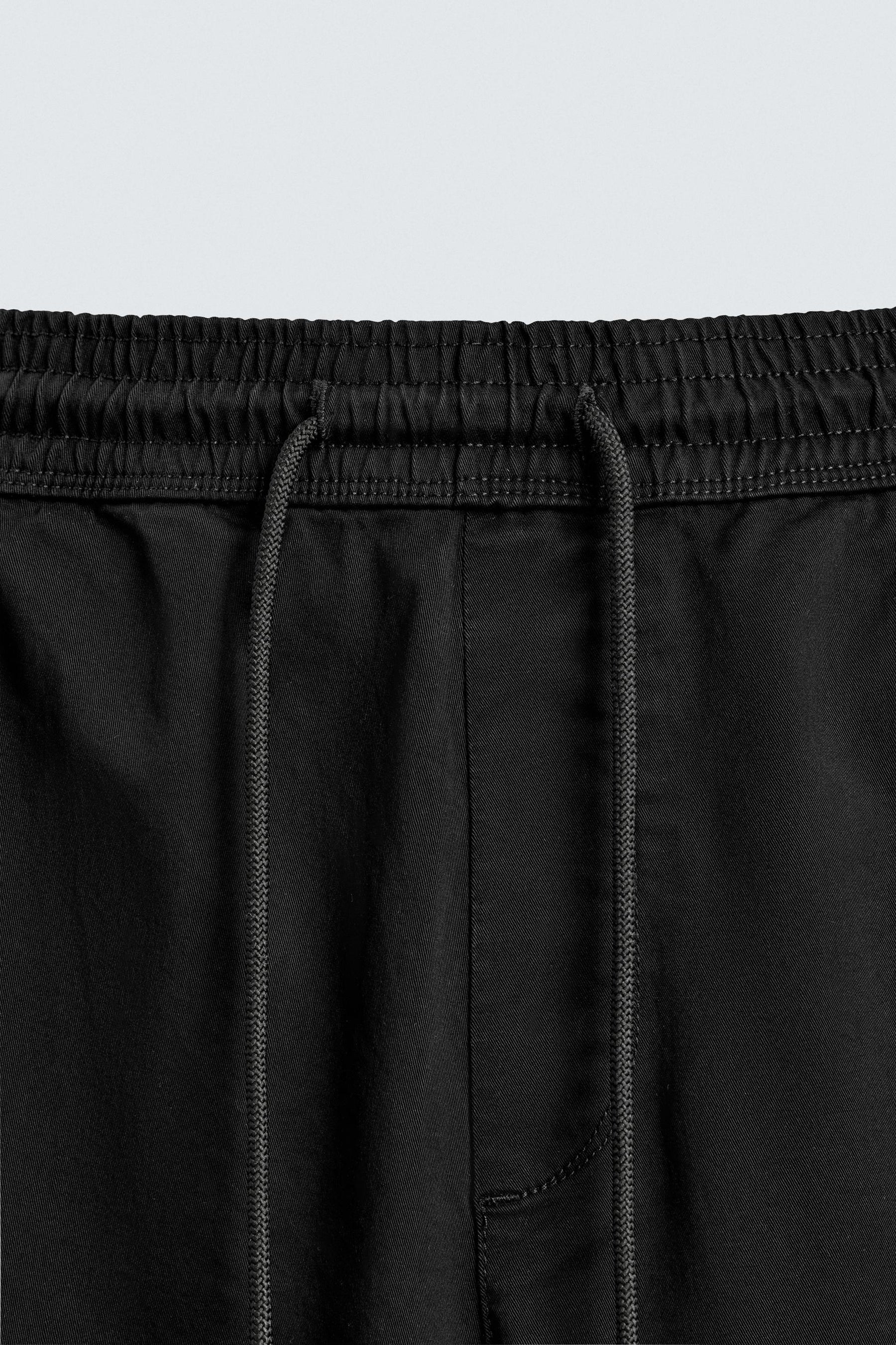 SLIM FIT JOGGER WAIST TROUSERS - Image 8