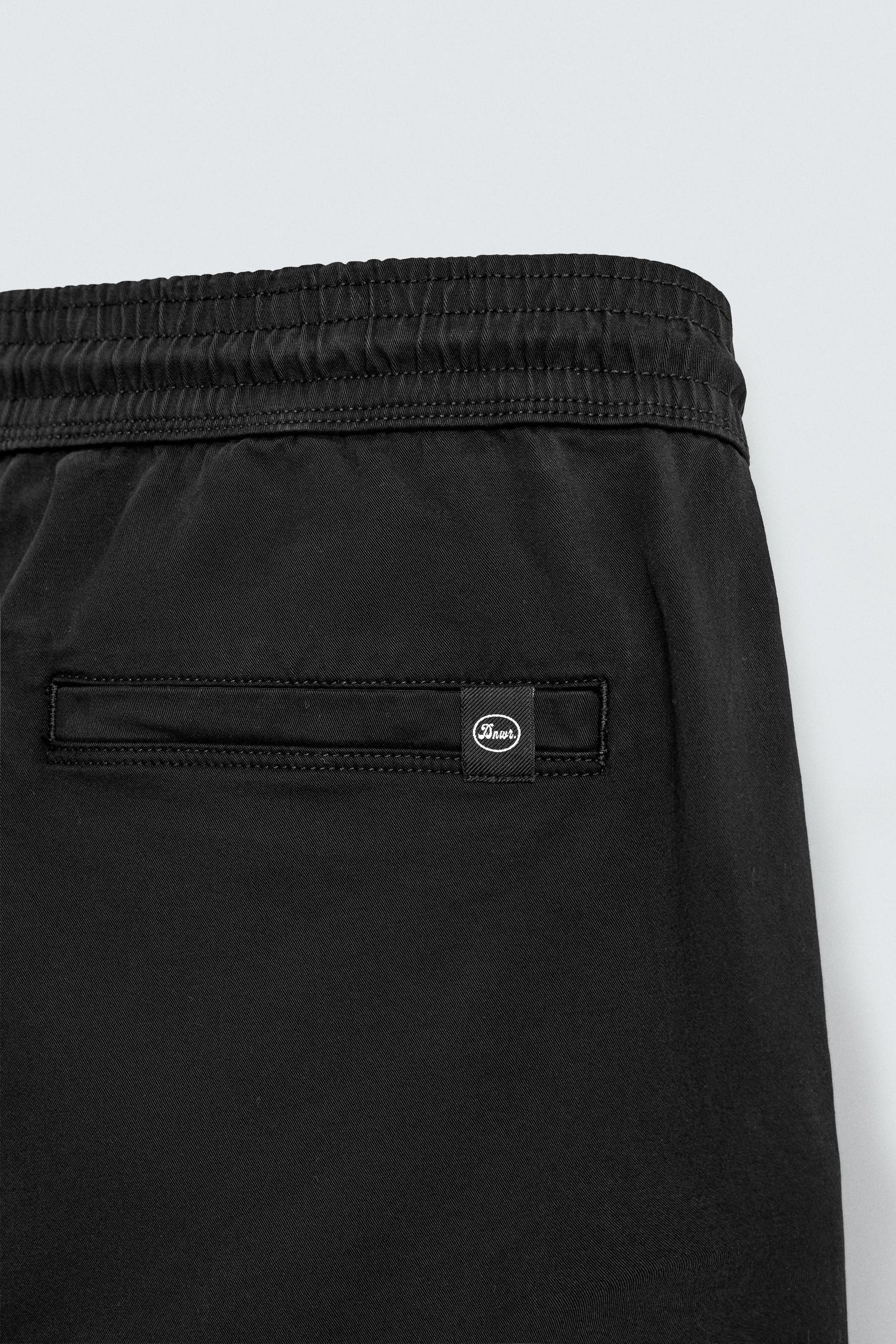 SLIM FIT JOGGER WAIST TROUSERS - Image 9