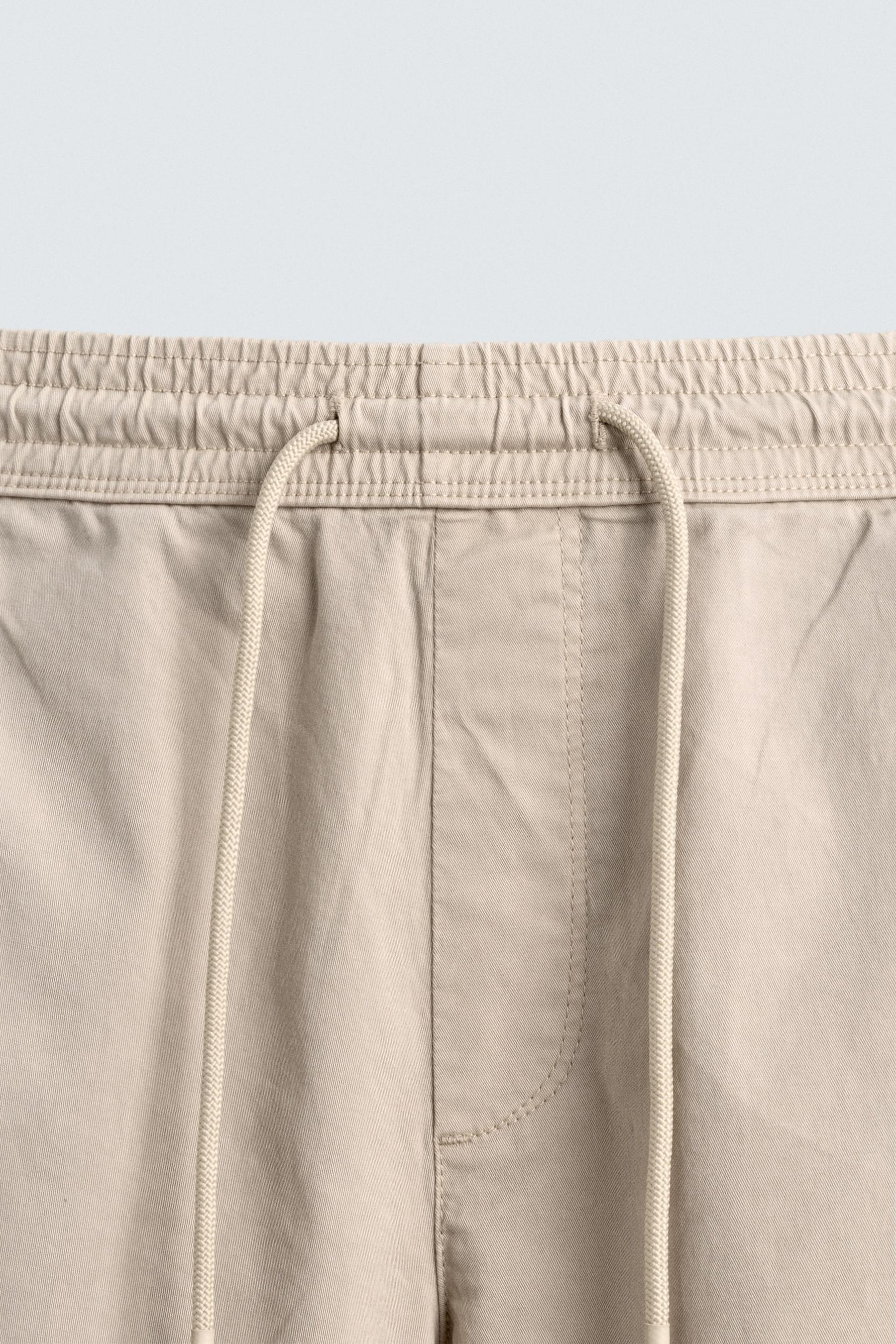 SLIM FIT JOGGER WAIST TROUSERS - Image 8