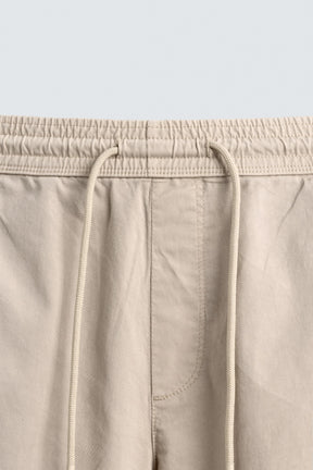 SLIM FIT JOGGER WAIST TROUSERS - Image 8