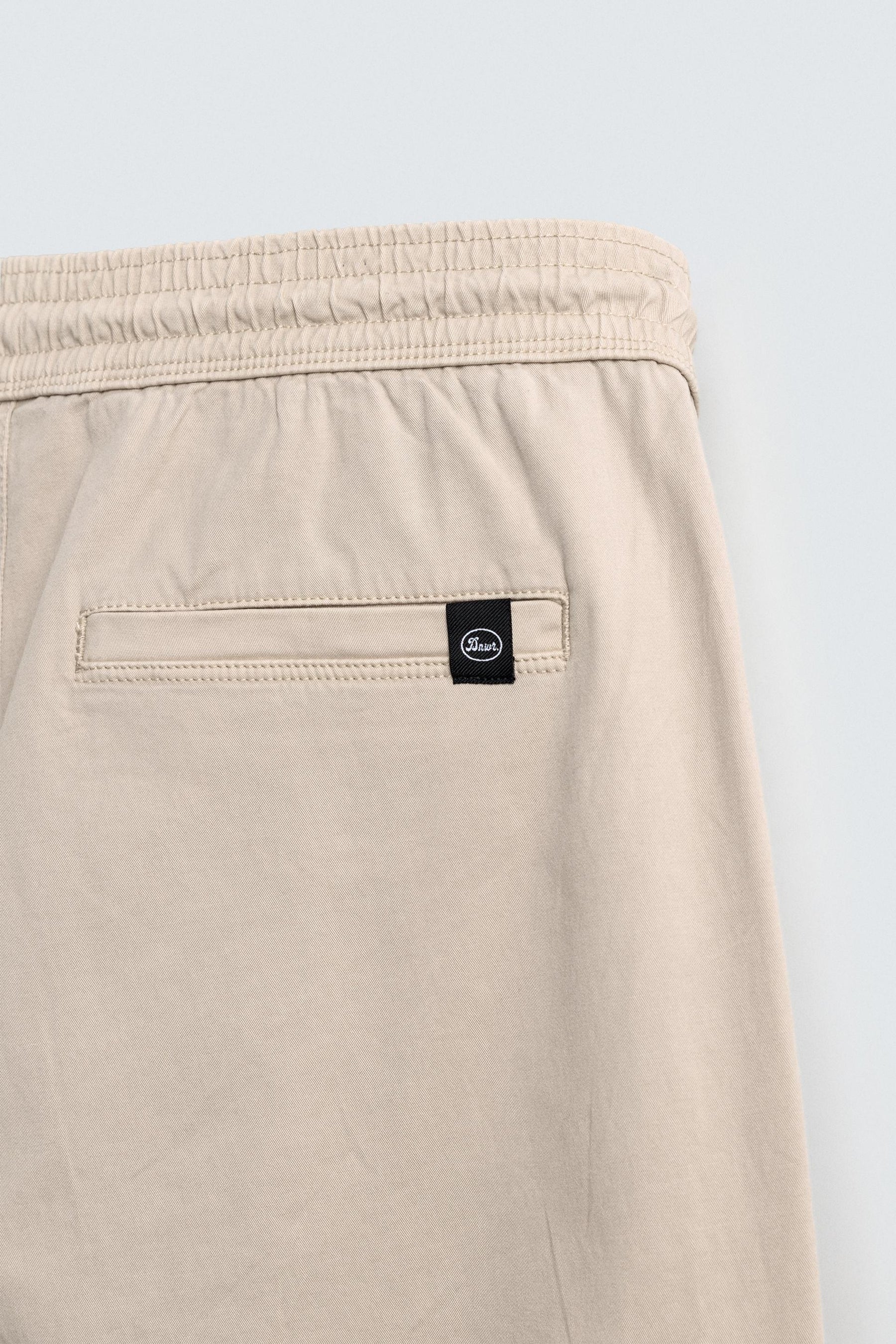 SLIM FIT JOGGER WAIST TROUSERS - Image 9