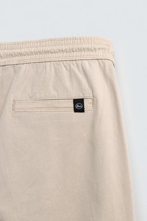 SLIM FIT JOGGER WAIST TROUSERS - Image 9