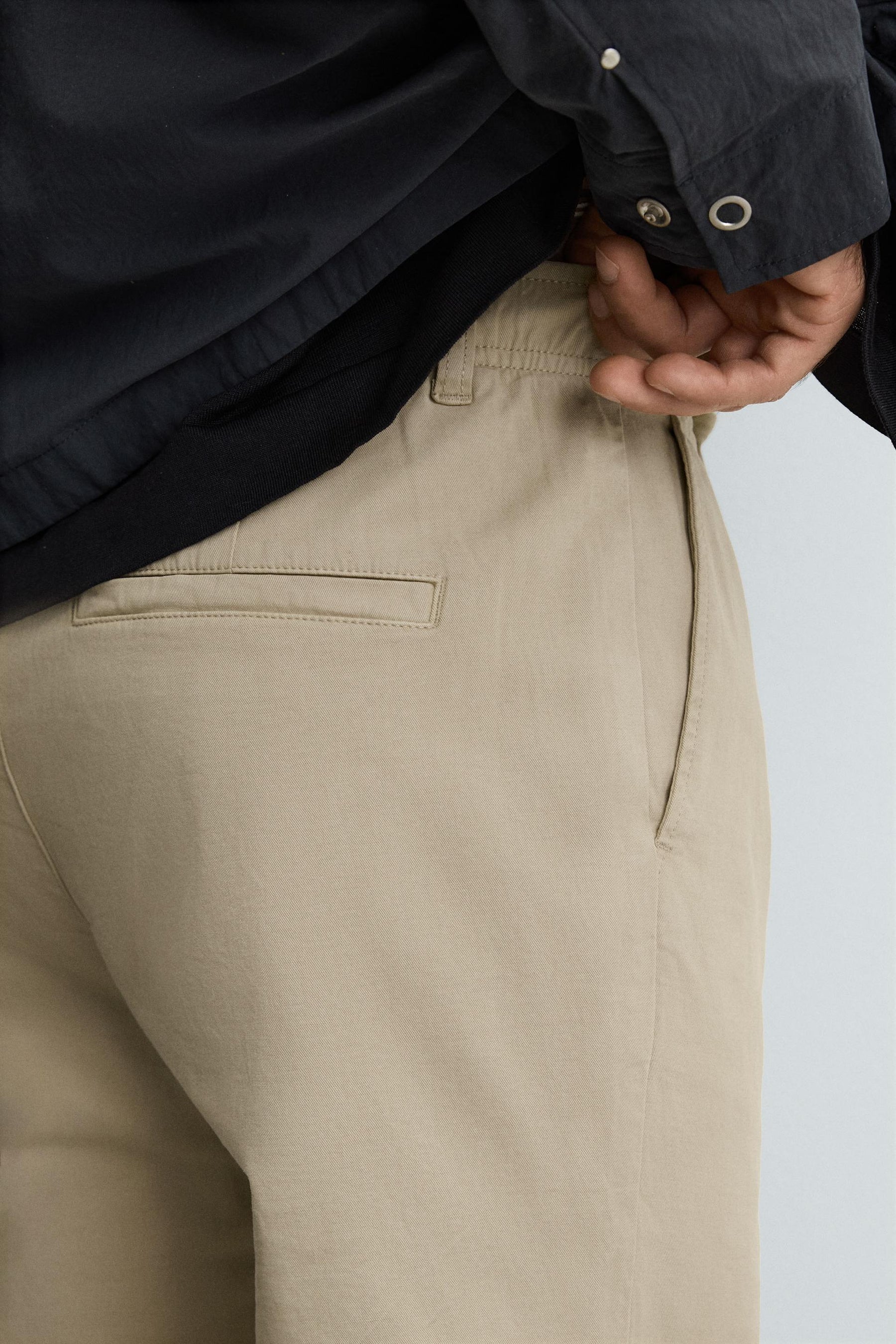 STRAIGHT-LEG TWILL TROUSERS - Image 5