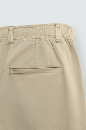 STRAIGHT-LEG TWILL TROUSERS - Image 9
