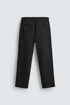 STRAIGHT-LEG TWILL TROUSERS - Image 8