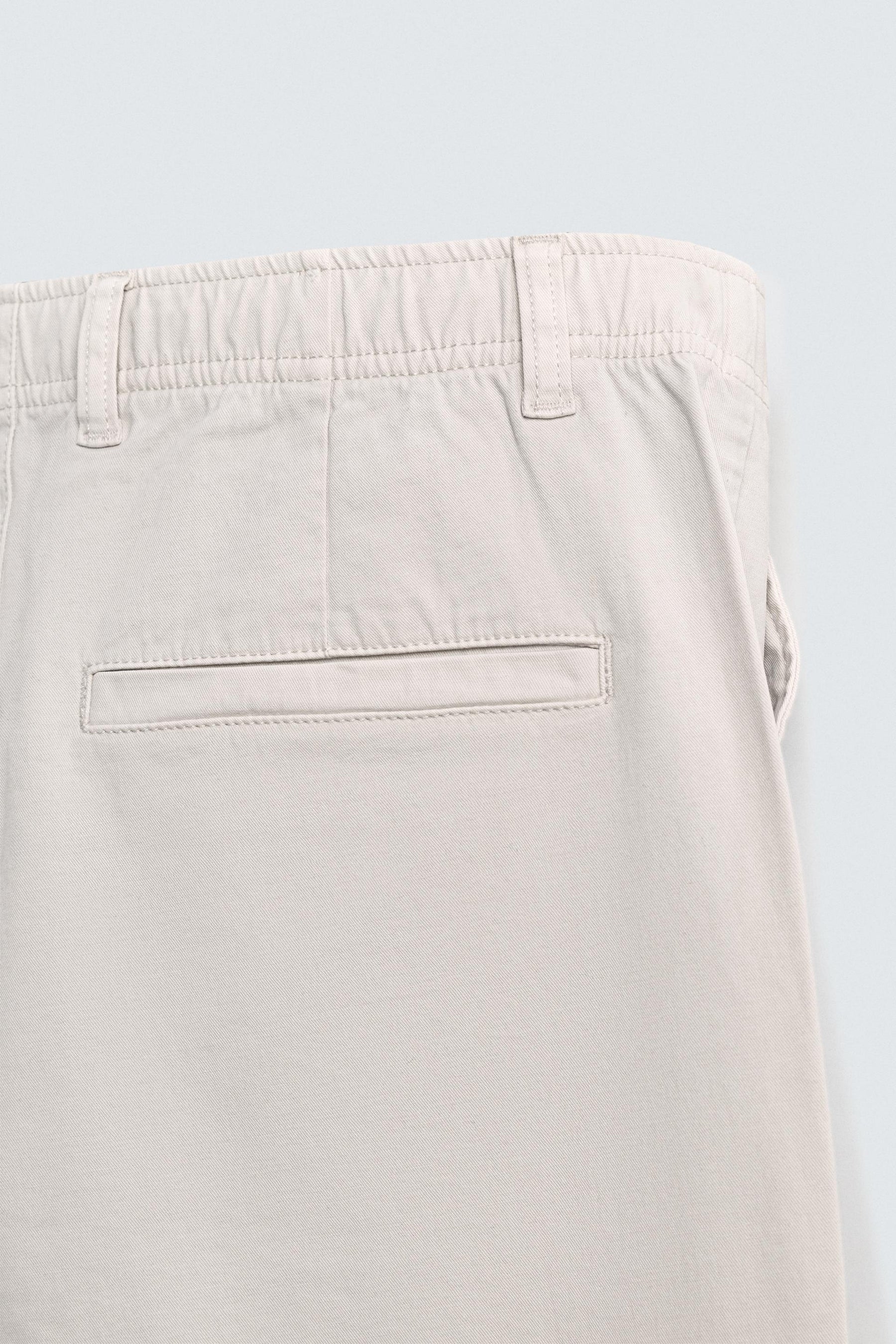 STRAIGHT-LEG TWILL TROUSERS - Image 9