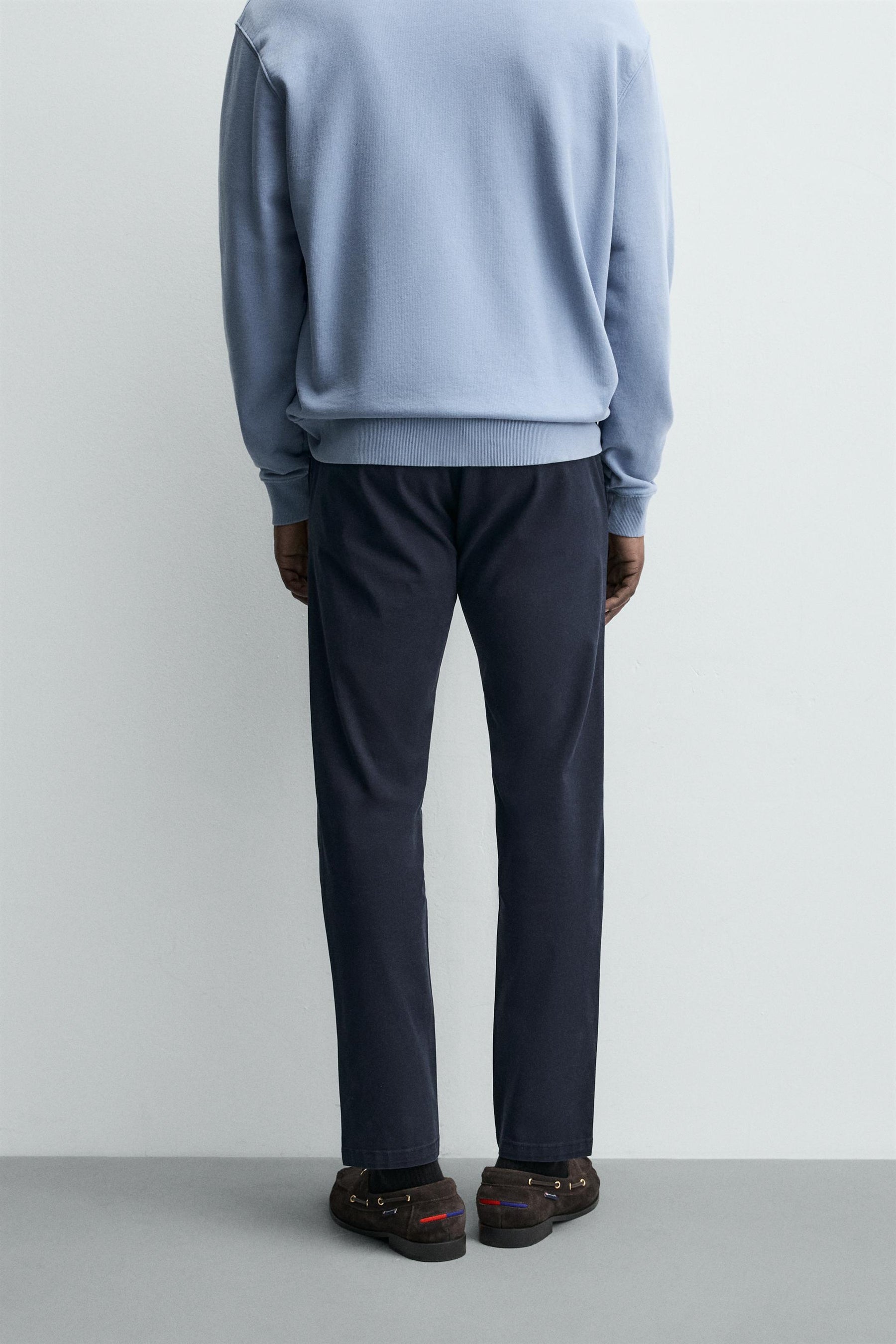 SKINNY FIT CHINO TROUSERS - Image 3