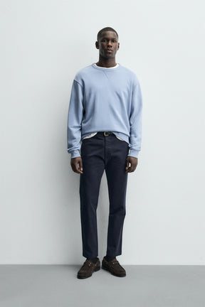 SKINNY FIT CHINO TROUSERS - Image 1