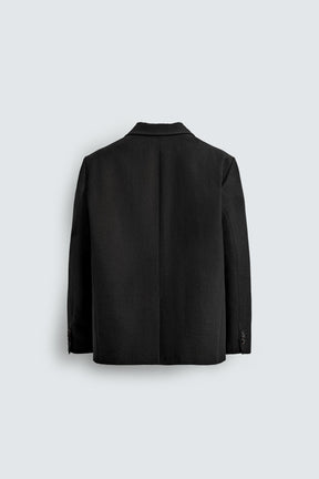 DOUBLE-BREASTED WOOL SUIT BLAZER - Image 7
