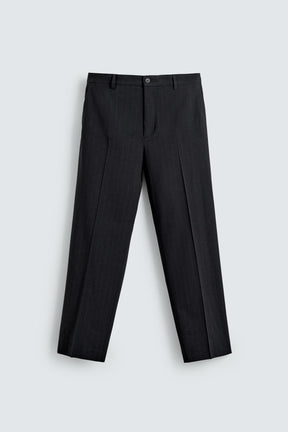 PINSTRIPED SUIT TROUSERS - Image 6