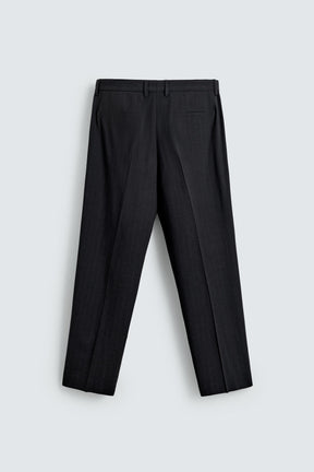 PINSTRIPED SUIT TROUSERS - Image 7