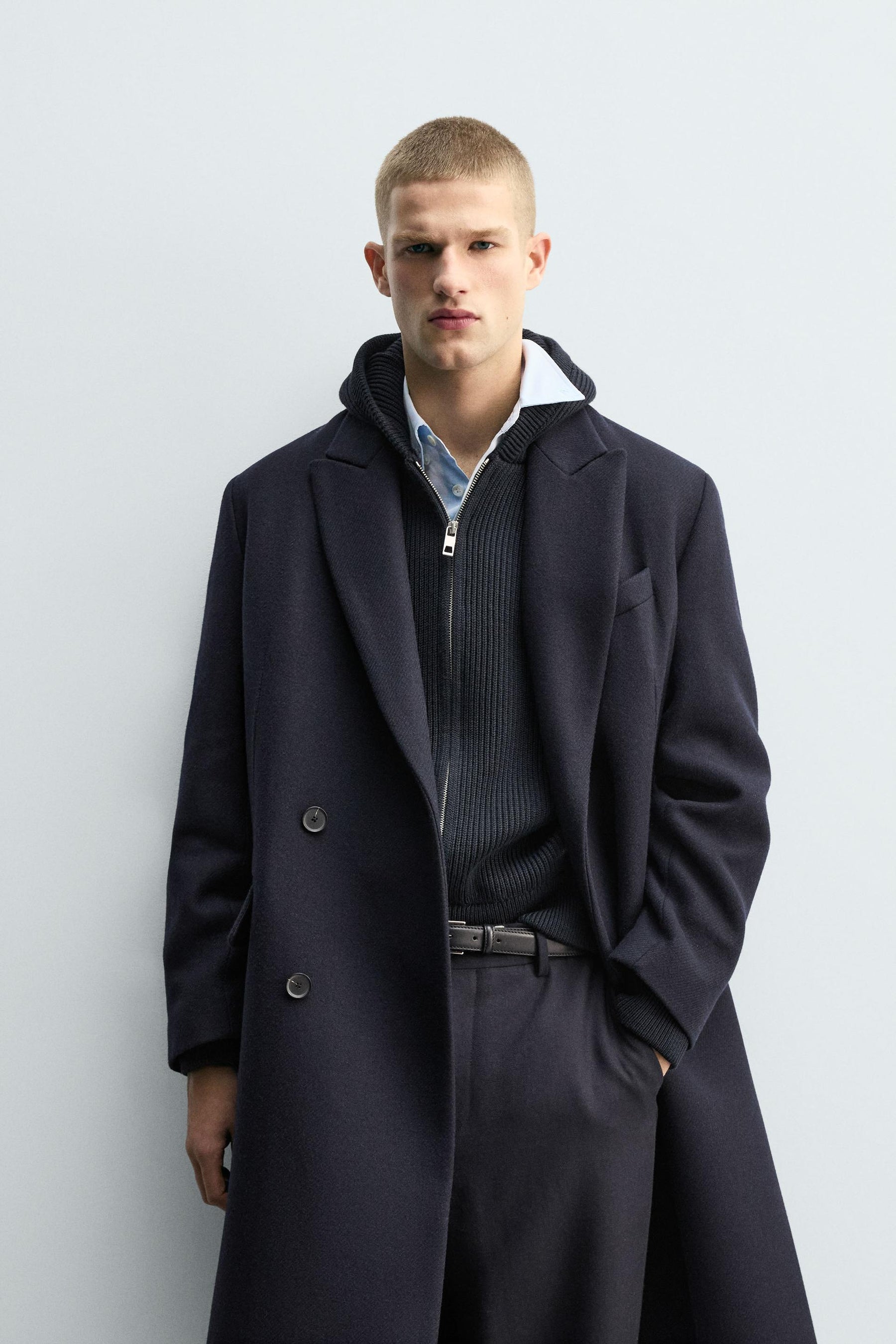 STRUCTURED WOOL COAT - Image 2