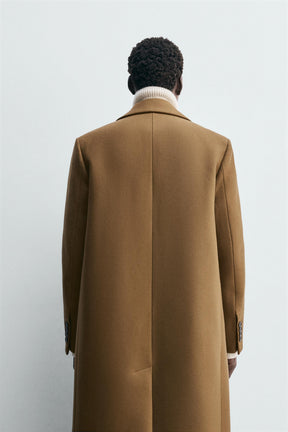 WOOL BLEND STRUCTURED COAT - Image 3