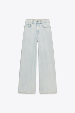High-Waist Palazzo Jeans